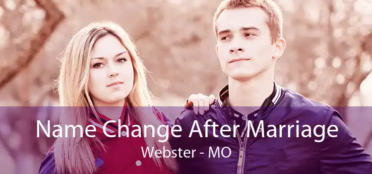  Name Change After Marriage Webster - MO